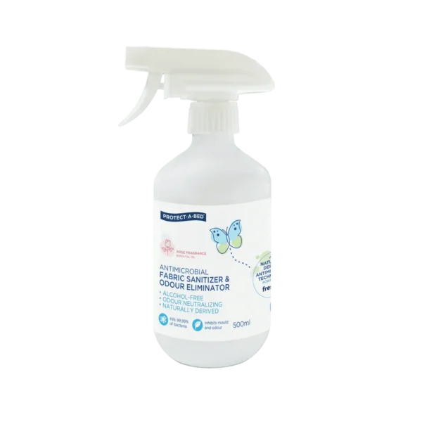 Protect-A-Bed Fabric Sanitizer and Odour Eliminator, Rose Scented 500mL (F0593ACC0)