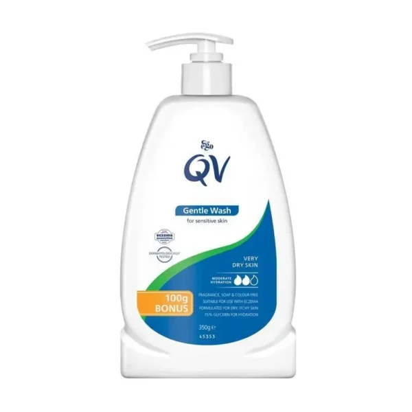 Ego Qv Gentle Wash 350g, Box of 12 (10688)