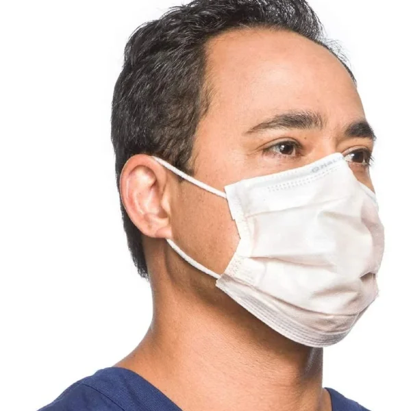 HALYARD FLUIDSHIELD Level 3 Orange Procedure Mask (47107) - 40 Mask/Box