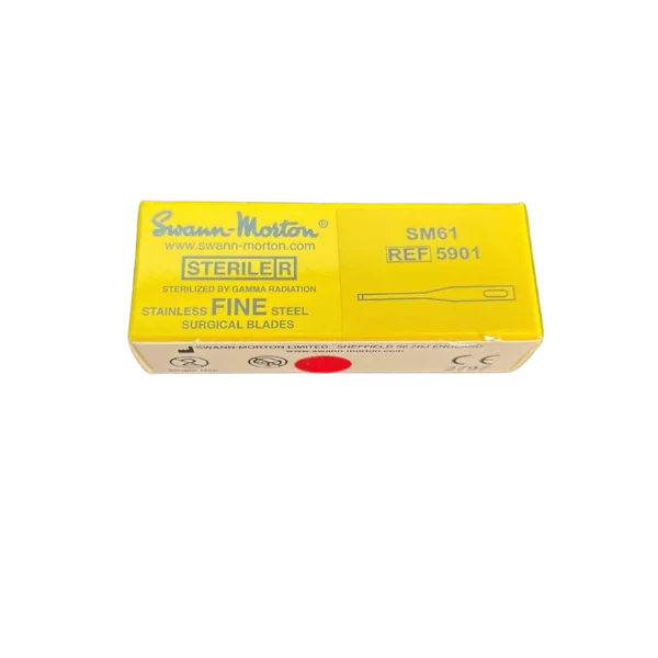 Swann-Morton Scalpel Fine Blade Stainless Steel, Box of 25 (5901)