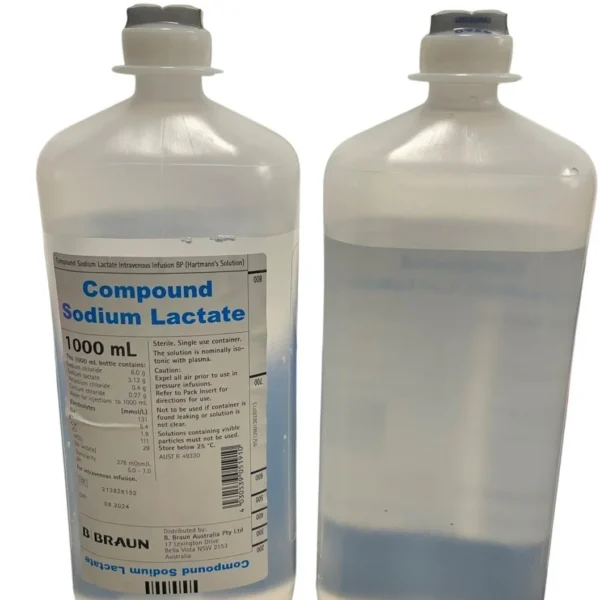 B. Braun Ecoflac Compound Sodium Lactate (Hartmann's) IV BP EP 1000mL (3521257)