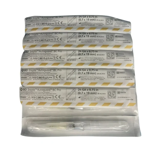 BD Insyte Autoguard BC Pro Shielded IV Cannula with Blood Control Technology - All Sizes