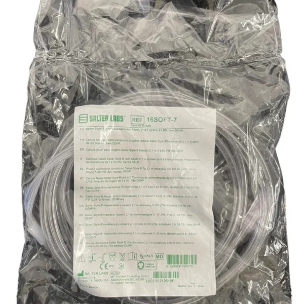 Nasal Cannula Salter Soft Low Flow (16SOFT-7) 50/Pack