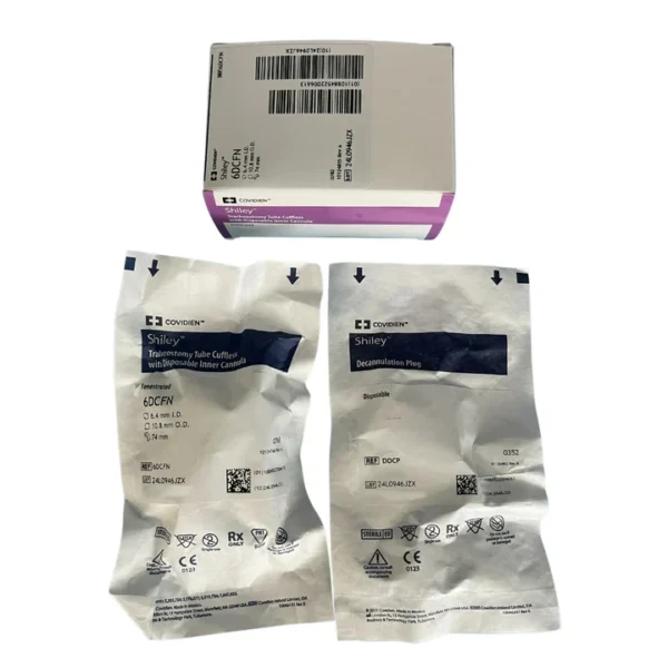 Shiley Tracheostomy Tube Cuffless With Disposable Inner Cannula, Fenestrated - All Sizes