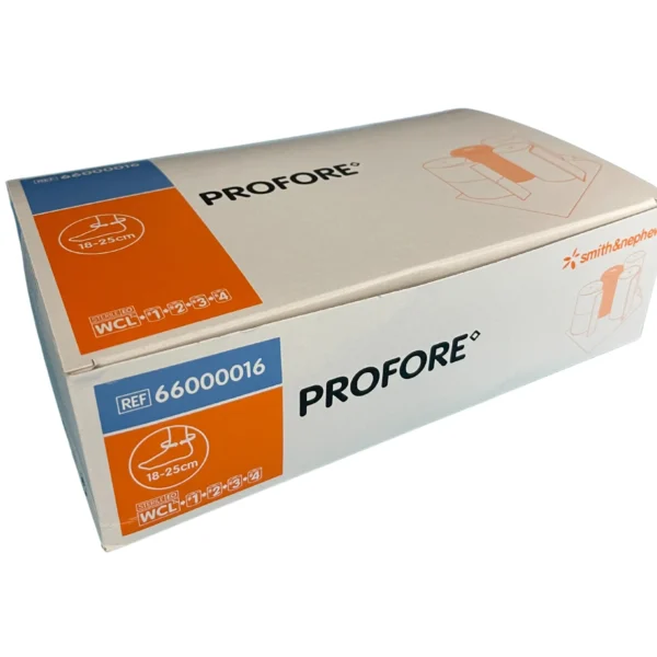 Smith & Nephew Profore Compression Bandage System For Leg Ulcers, 18-25cm Ankle Circ, Box of 8 (66000016)