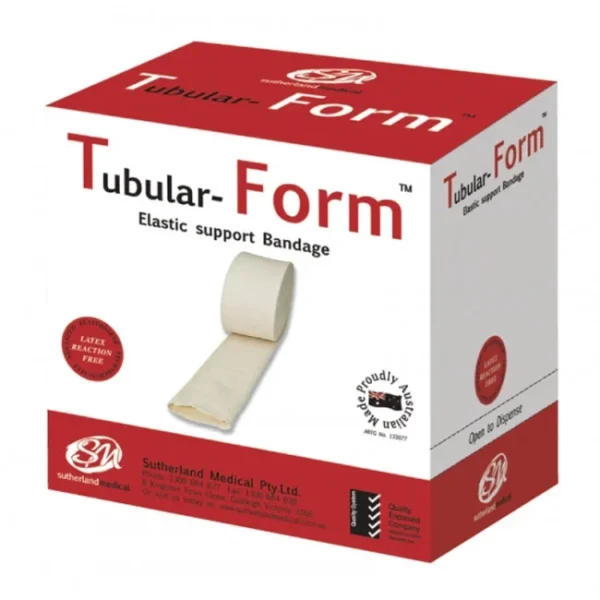 Tubular Form Flesh Size G Compression Bandage 12.5cm Wide Large Thighs Flesh, Roll of 10m (SM206)
