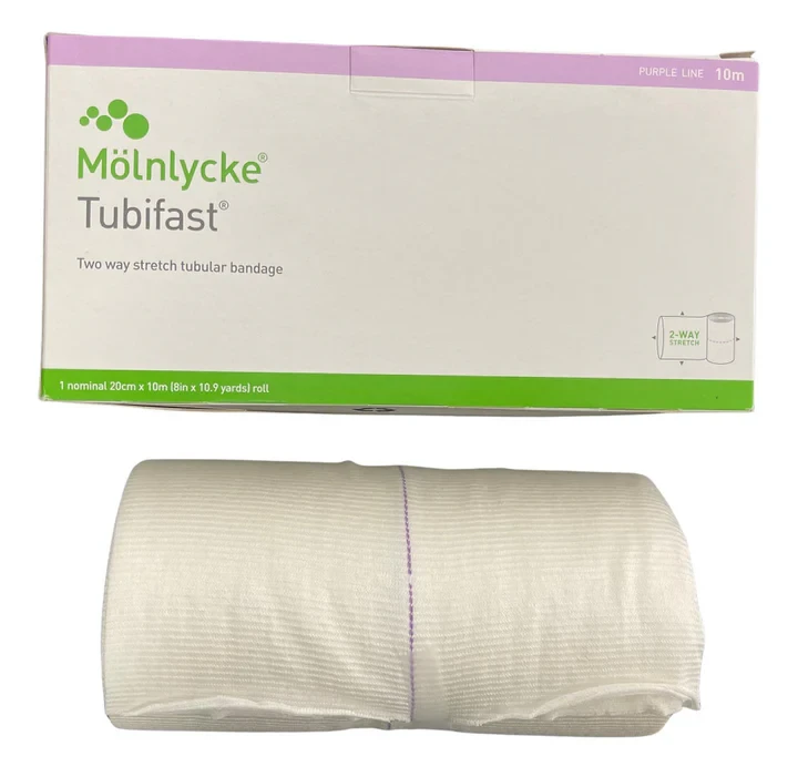 2026-03-15-69b68a4cbee25.webp Molnlycke Tubifast 2-Way Stretch Tubular Bandage Roll of 10m - All Colors - Image 1