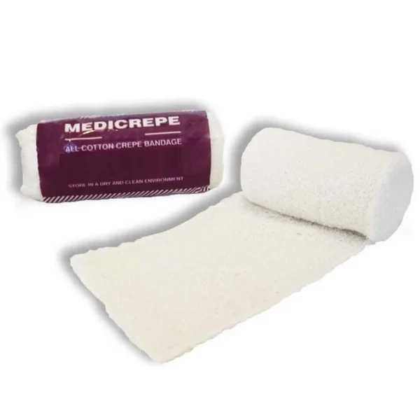 Medicrepe Cotton Crepe Bandage Light 15Cmx1.6Mtr, 12pcs